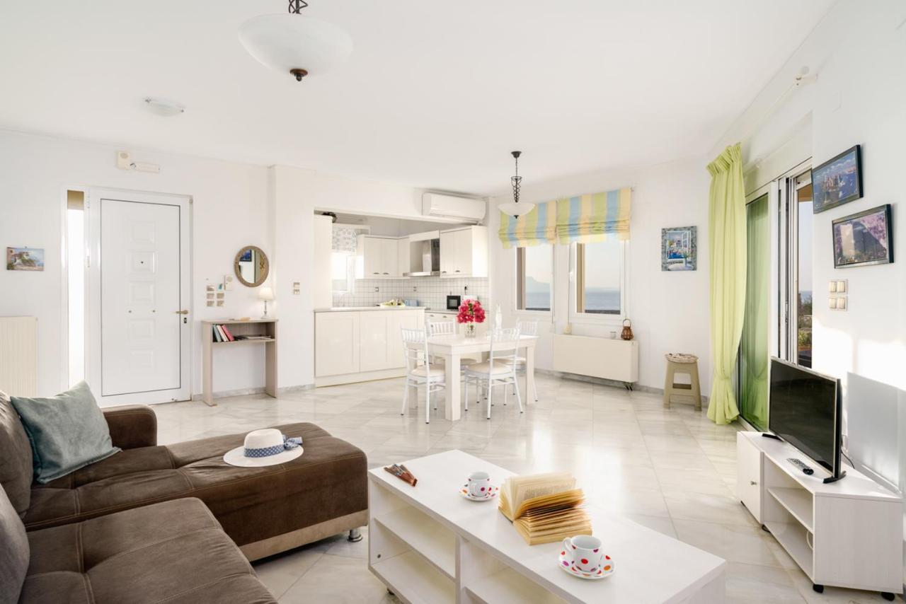 Family Big Apartment Next To The Sea 2-5 People Atsipopoulo Zewnętrze zdjęcie